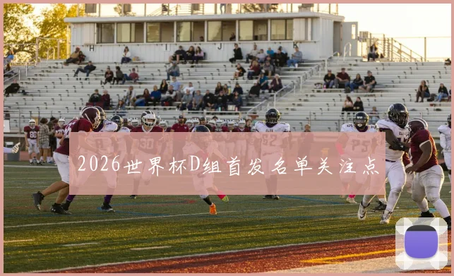 2026世界杯D组首发名单关注点